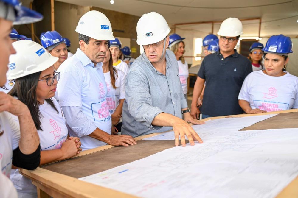 Na véspera do Dia da Mulher, Bruno Reis vistoria obras do Hospital Maternidade e da Criança na Federação