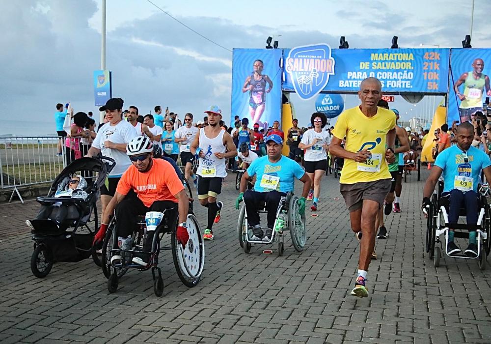 Maratona Salvador abre inscrições inclusivas para pessoas com deficiência