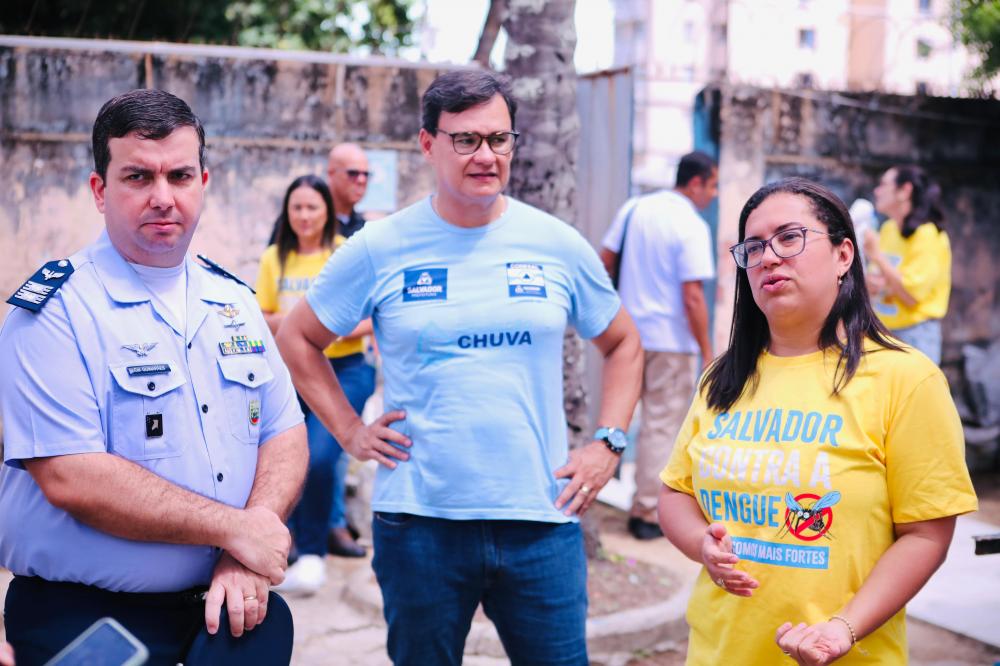 Prefeitura e Aeronáutica realizam mobilização de prevenção à dengue em Salvador