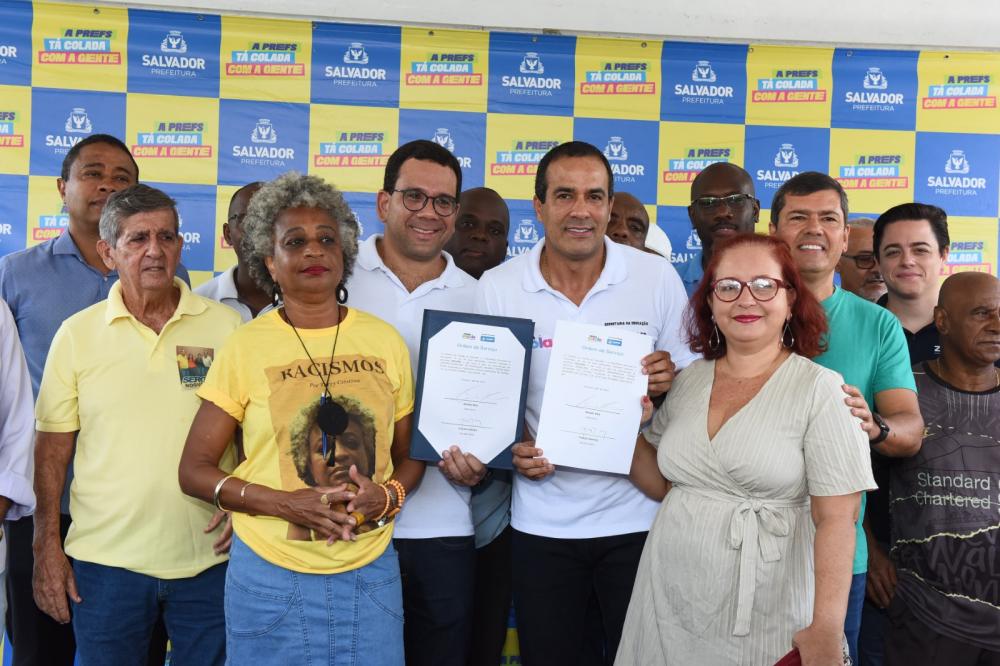 Com investimento de R$9 milhões, Prefeitura inicia reconstrução de duas escolas no Alto das Pombas