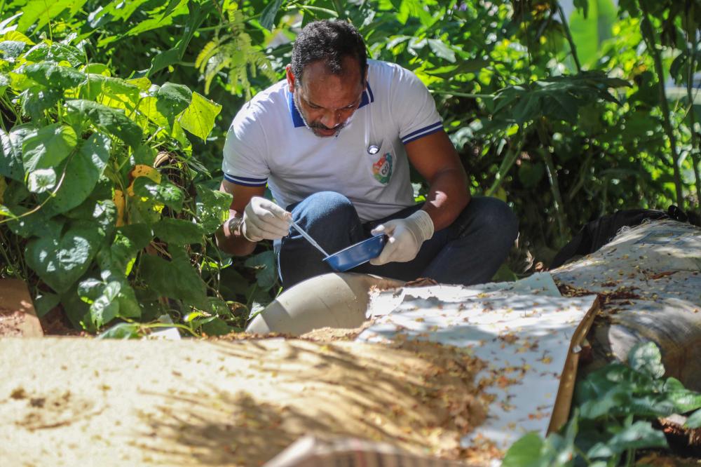 Prefeitura realiza ação de combate à dengue em áreas com casos notificados da doença
