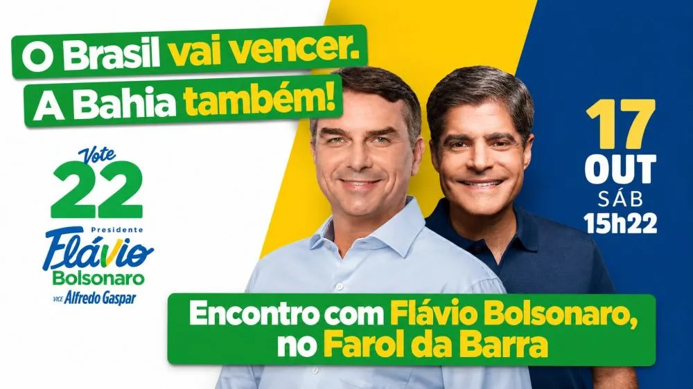 ACM Neto anuncia mobilização de apoiadores do PL na Bahia em encontro com Flávio Bolsonaro